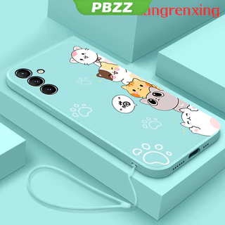 PBZZ เคสโทรศัพท์มือถือ ซิลิโคนนิ่ม กันกระแทก ลายการ์ตูนแมว สําหรับ samsung a24 4g a34 5g a54 5g YTDZMM02