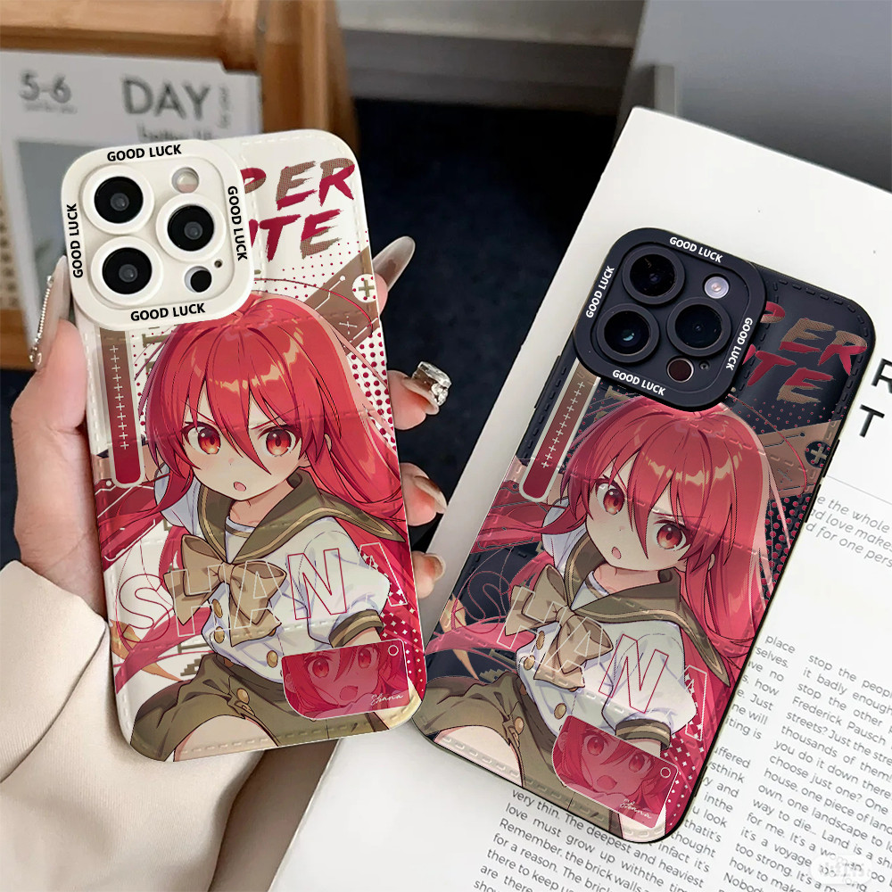 เคสโทรศัพท์ Red Hair Burning-Eyed Shana สําหรับ iPhone 17/16/15 Plus/14/13/12/11/Pro Max. กันกระแทกห