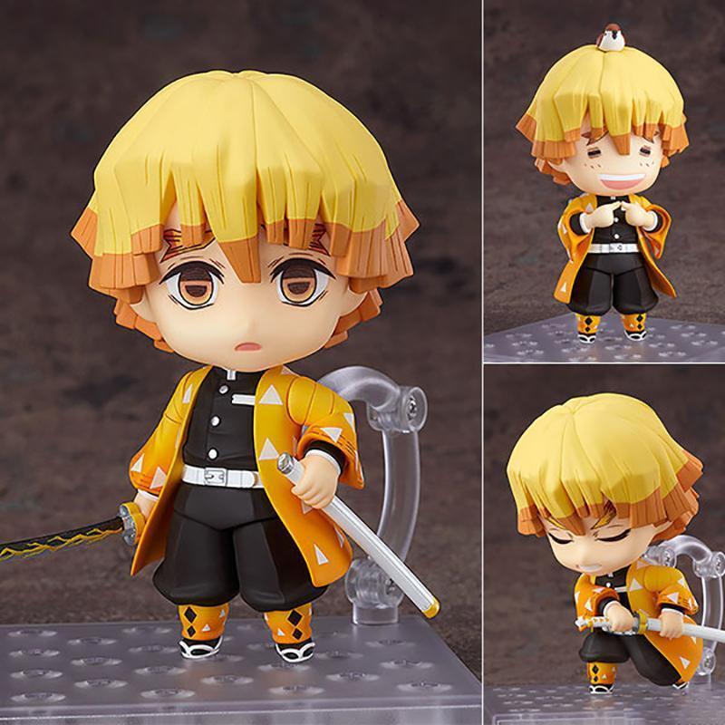 【Fast shipping】Nendoroid Demon Slayer Q Version Action Figure Articulado Figure Tanjirou Nezuko Zeni