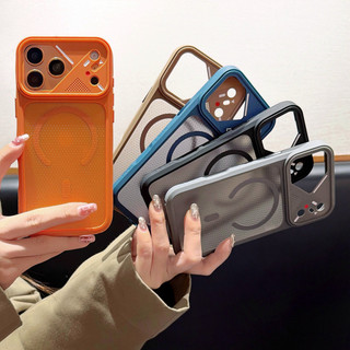 Mecha เคสโทรศัพท์กันกระแทกสําหรับ iPhone 17 Pro Max 16 15 14 13 12 11 การชาร์จแบบไร้สายระบายอากาศได้การออกแบบที่เข้ากันได้