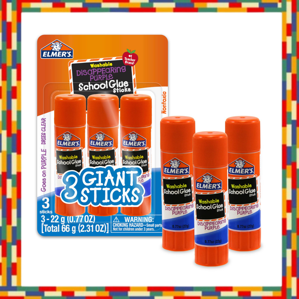 Elmer's Purple Glue Stick / Set of 3 (E562)