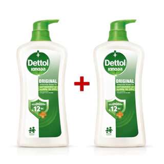 [แพ็ค1แถม1] Dettol เดทตอล กลิ่นหอม ติดทนนาน อ่อนโยน ลดการสะสมของแบคทีเรีย ขวดปั๊ม 450-500มล.