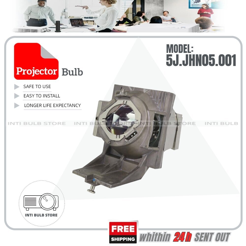 สําหรับโคมไฟโปรเจคเตอร์ BENQ 5J.JHN05.001 HT2550 TK-800 TK800M W1700 W1700S