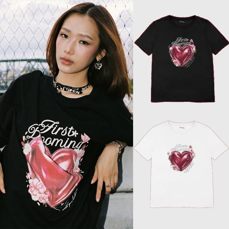 เสื้อยืดแขนครึ่ง Taixing Film Shadow Girl สำหรับสวมใส่ง่ายในทุกวัน