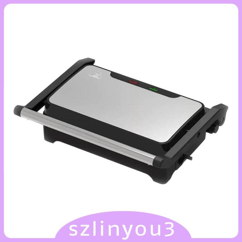 [Szlinyou3] Electric Panini Press Compact 750W Sandwich Press สําหรับสเต็กชีสอาหารเช้า