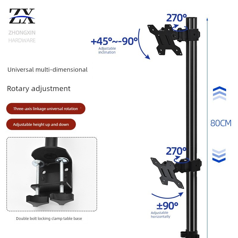 ขาจับจอคอม ที่วางจอคอม เหมาะสำหรับ HP hp ขาตั้งจอแบบสองหน้าจอแบบขึ้นและลงขาตั้งแบบบูมแบบหมุนได้โดยไม