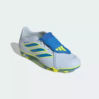 adidas ฟุตบอล รองเท้าฟุตบอลพร้อมลิ้นพับได้ PREDATOR CLUB สำหรับพื้นสนามหญ้า/พื้นสนามหลายประเภท Unisex สีน้ำเงิน JS0347