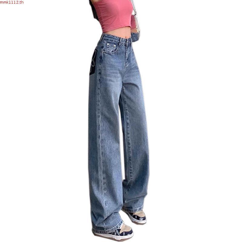 [Ava] Blue Jeans กางเกงยีน ยีนส์ baggy jeans นิยมยีนส์ หญิง สไตล์เกาหลี กางเกงยีนต์ ยีนส์นิยม กางเกง