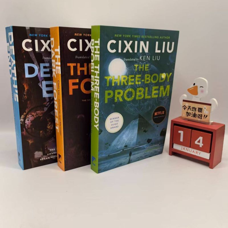 Paper Books 3 in 1-3 Liu Cixin Science Fiction เวอร์ชันภาษาอังกฤษ