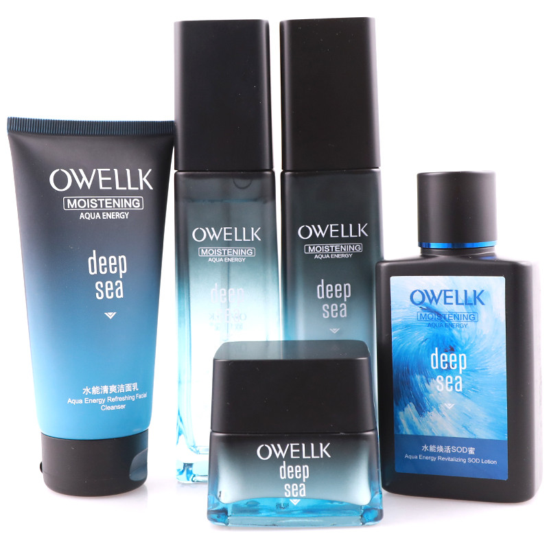 Ovako Mens Skin Care Set Ocean Water Can Rejuvenate Skin Toning Oil Control ครีมบํารุงผิวหน้า Moistu