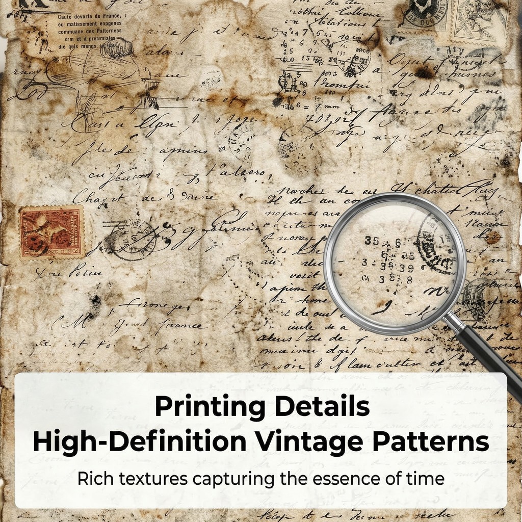 30 แผ่น Vintage Scrapbooking กระดาษความงามตกแต่งสําหรับ Junk Journaling Definition Retro รูปแบบสําหรับ Creative Crafting และสมุดภาพ Embellishment ราคา ถูกที่สุด ดีลบีเคเค แกลเลอรีภาพที่ 2