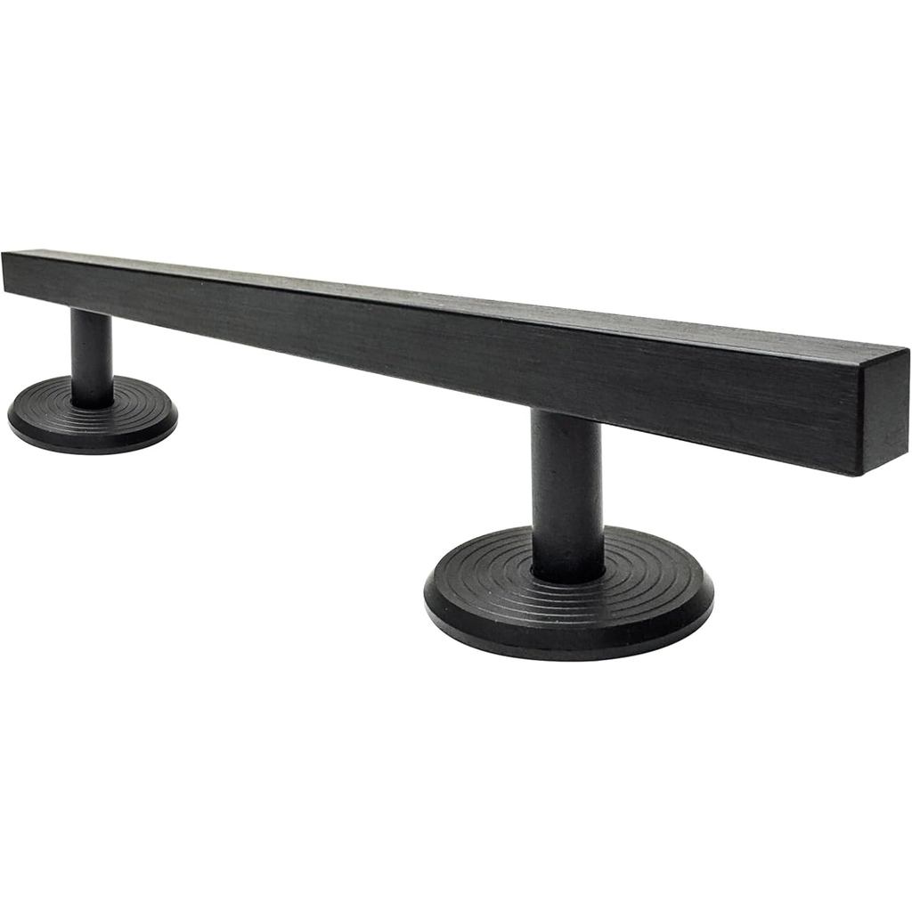 10 "Fingerboard Rail-Heavy-Duty อลูมิเนียม Fingerboard อุปสรรคกับแผ่นเสถียร & ฐานกันลื่น, DIY Mini S