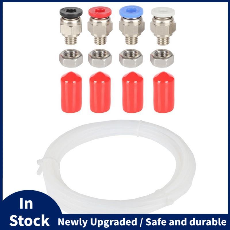 PC4-M6 Pneumatic Fittings Connector PC4-M6 Straight Through Pneumatic Connector with Nut with 2.5x 4