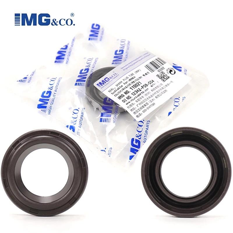 IMG 1pcs ปะเก็นฝาครอบวาล์วเครื่องยนต์และหัวเทียนซีลสําหรับ Honda Civic 1992-2000 1.6L D16B5 D16Y5 D1