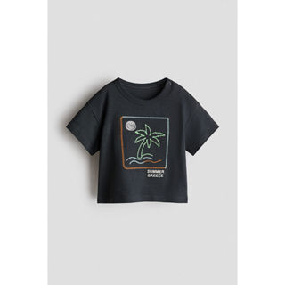 H&M(เอชแอนด์เอ็ม) เสื้อยืดดีไซน์ลายโมทีฟ เด็กทารก 1336473_1