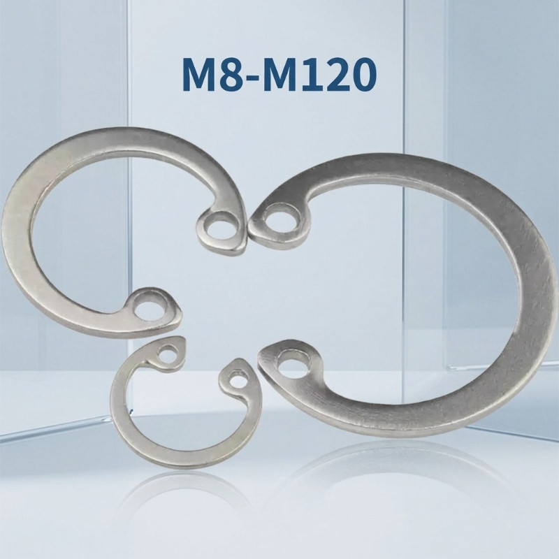 แหวนล็อค ใน ตัว C สแตนเลส 316 M8-M120 / Internal Retaining Snap Ring SUS316 YEDA