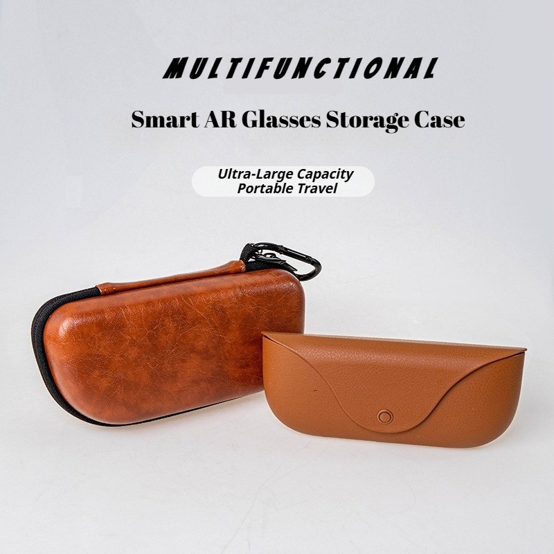 กระเป๋าพกพาแว่นตา RayBan Meta Wayfarer ทำจากPU หนัง ออกแบบมาเพื่อความปลอดภัยในการใช้งาน GC-1644