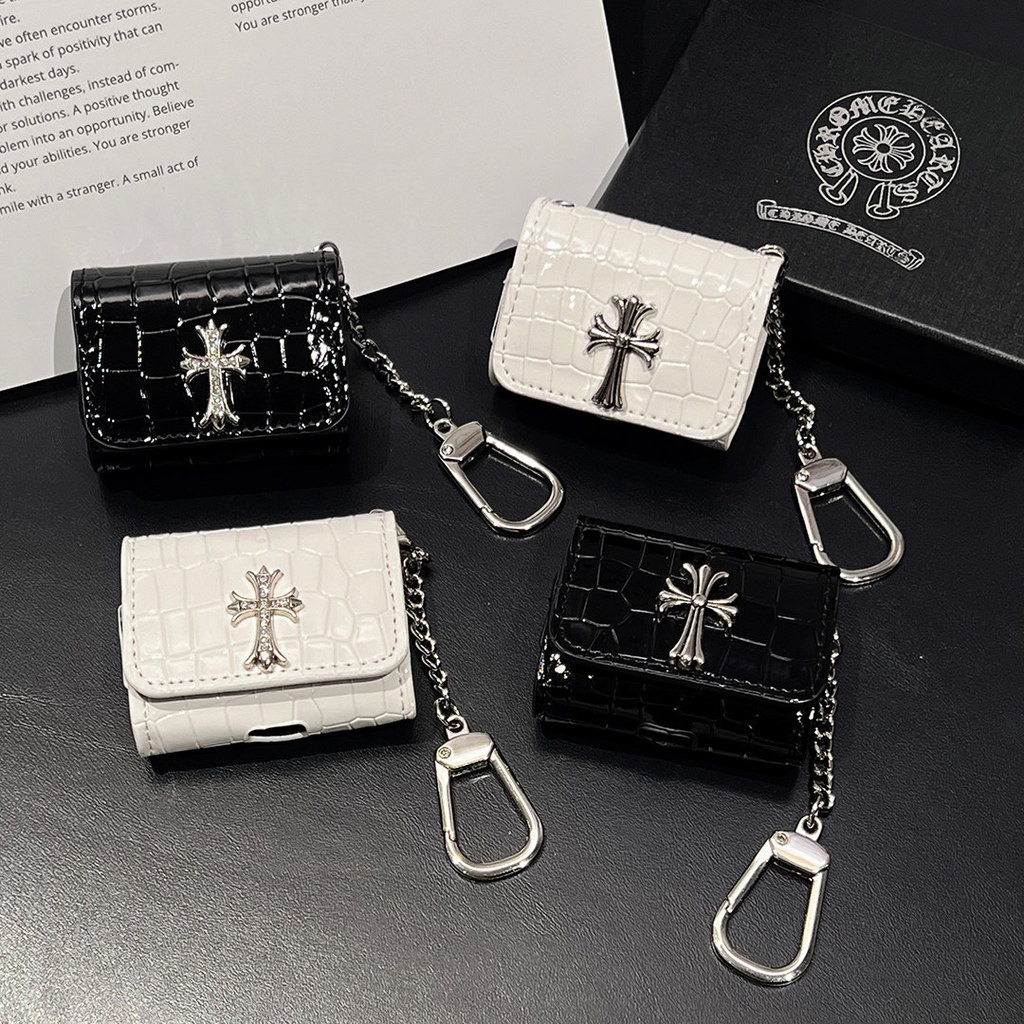 Street Wear Fashion Niche Stereo Crow Heart Airpods Protective Case Pro3 เหมาะสําหรับชุดหูฟังบลูทูธไ