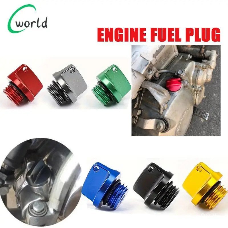 CNC อุปกรณ์เสริมรถจักรยานยนต์ M20 * 2.5 น้ํามันฟิลเลอร์ปลั๊กสําหรับ Honda Yamaha DUCATI CBR 250RR 10