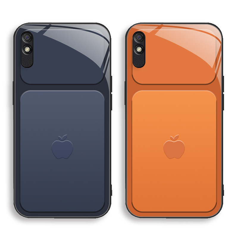 เข้ากันได้กับ [Redmi 9a 4g/9at 4g/9i 4g] เคสโทรศัพท์แก้วซิลิโคน HD-Tech Minimalist ประณีต