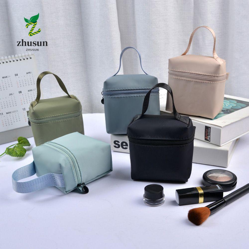 ZHUSUN กระเป๋าเครื่องสําอาง Nylon Essential Oil Carry-On กระเป๋าลิปสติก