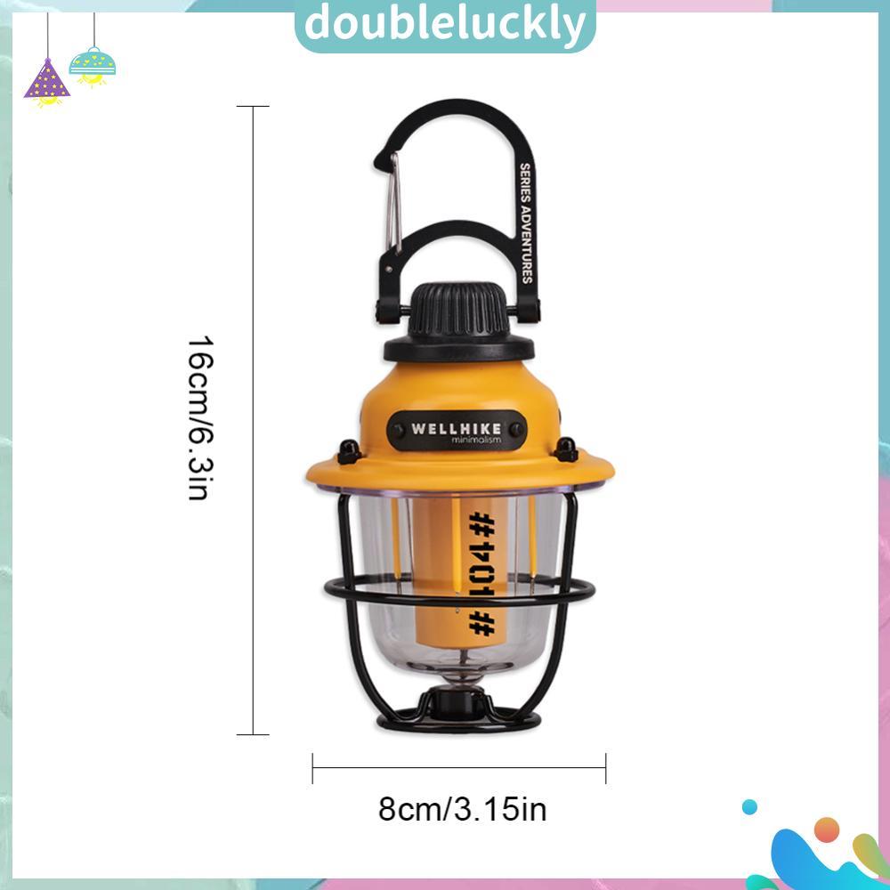 24ชม. โคมไฟเดินป่า LED Camping Type-C ชาร์จ 30h Max รูปที่ 8