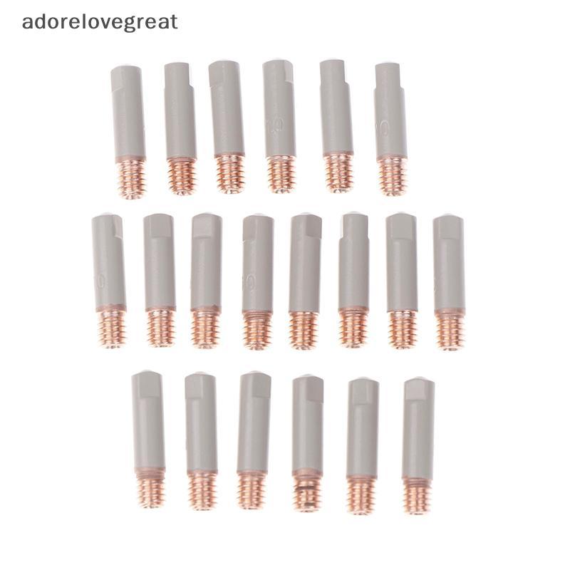 ALT 2 ชิ้น/เซ็ต 15AK เชื่อมเคล็ดลับใหม่เคลือบป้องกัน 25 มม.M6 แก๊สหัวฉีดเคล็ดลับ 0.8 มม.-1 มม. MIG เ