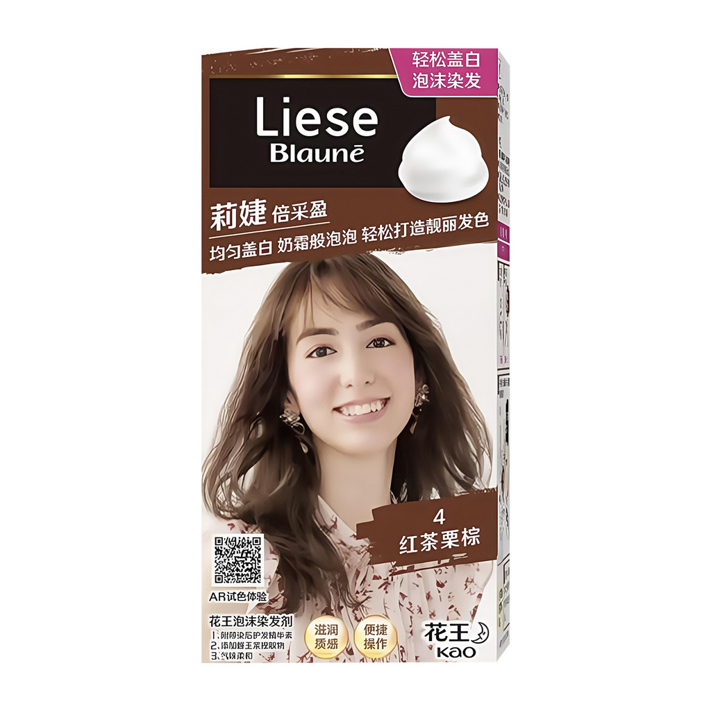 Japan Liese Liese Liese Blaune Bubble Hair Dye Cover โฟมผมขาว ครีมย้อมผมแฟชั่นปกย้อมผมสีขาว [cxS]
