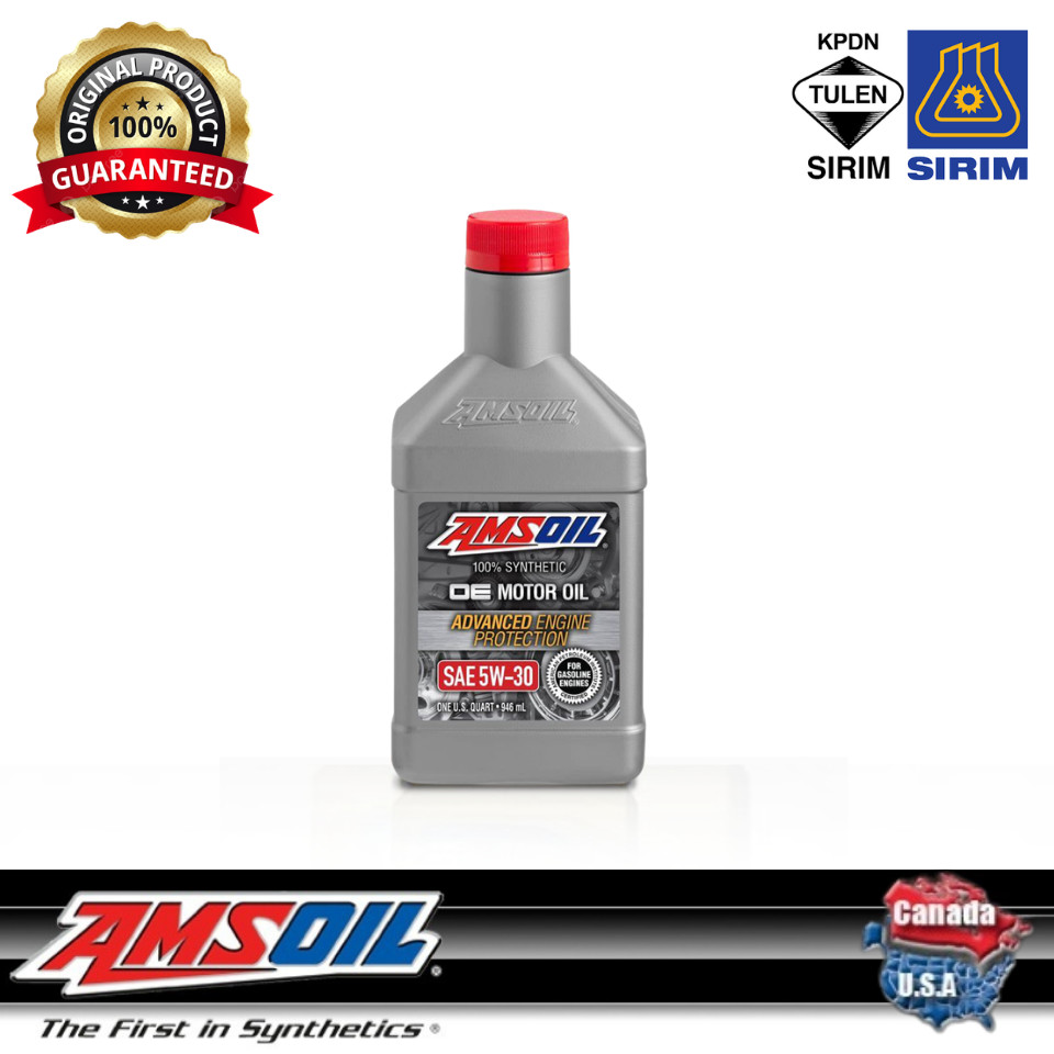 OEF-QT AMSOIL สังเคราะห์ 100% OE Series 5w30 MOTOR OIL 1QT / 946ml