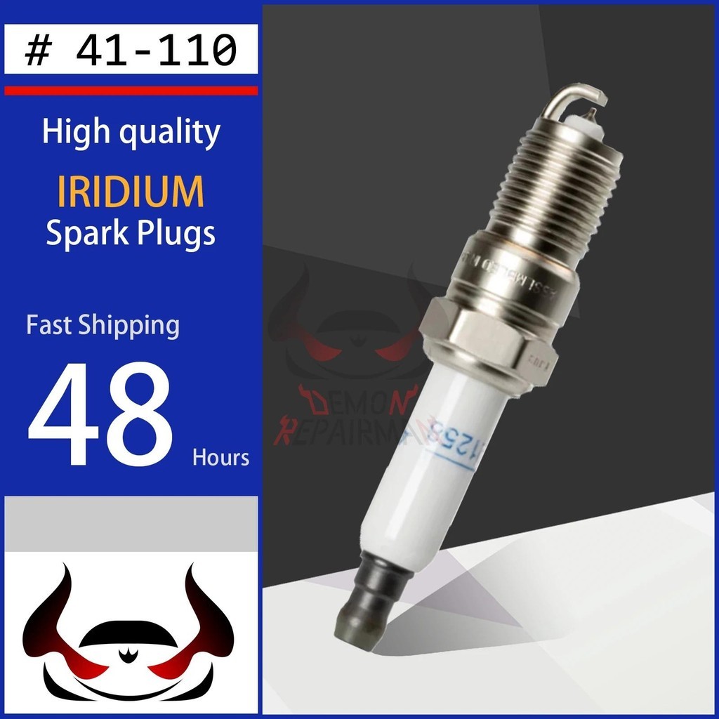 12621258 41-110 41 110 หัวเทียนอิริเดียมสําหรับ Chevrolet GMC Buick Cadillac Hummer H2 H3 Pontiac Fi