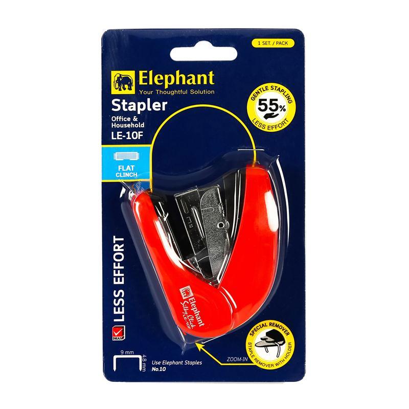 ELEPHANT เครื่องเย็บกระดาษ รุ่น LE-10F คละสี