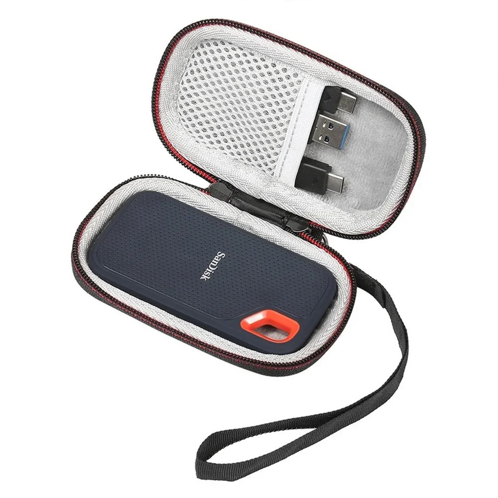 เคสแข็งสําหรับ San Disk SanDisk PSSD E60 / E61 Extreme แบบพกพา SSD SDSSD กระเป๋าเก็บกระเป๋าถือ
