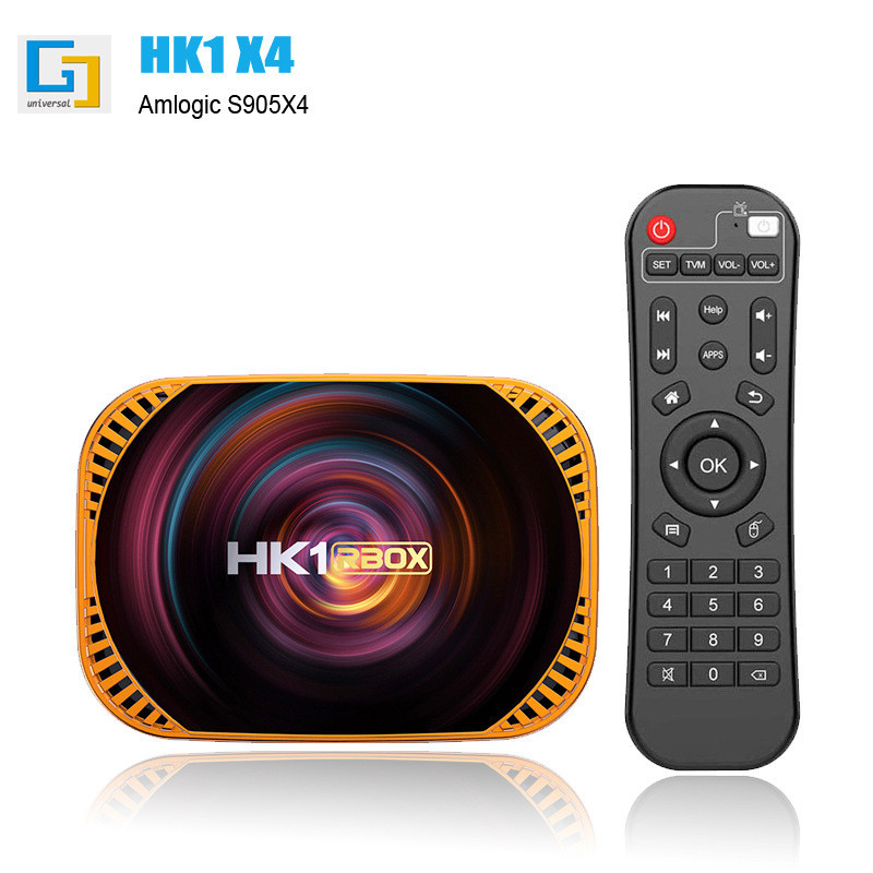 HK1X4 กล่องทีวี Android11.0 tvboxS905X45gwifi8K Set Top Box ไร้สายบลูทูธ 4K