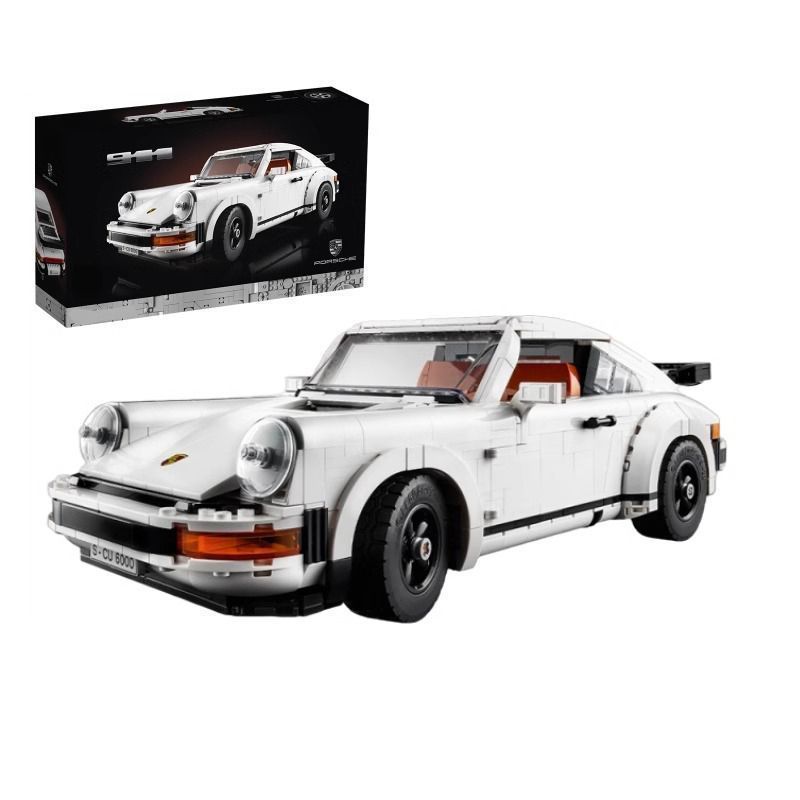 10295 Retro Porsche 911 Sports Car Model Building Block Toy, Birthday For Boys