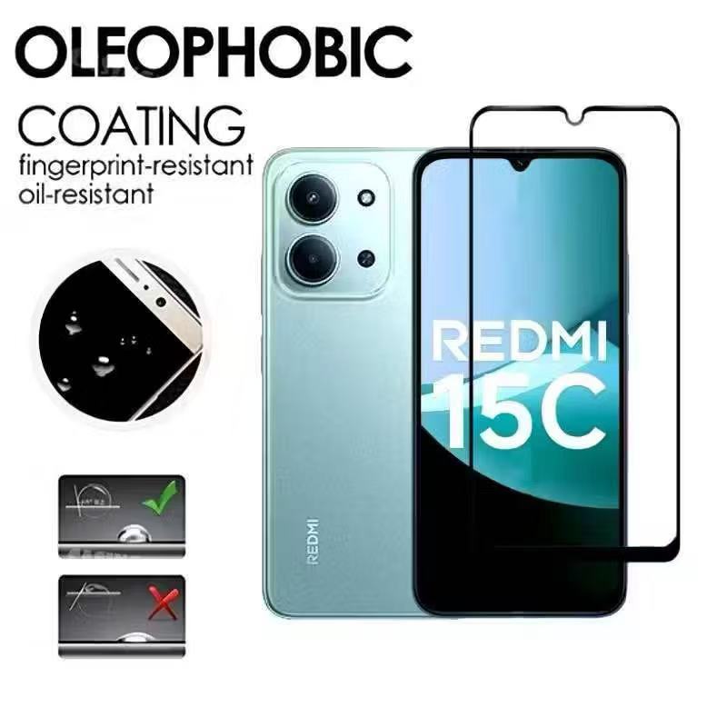 ฟิล์มเต็มจอ For Redmi 15C / Poco  C85 ฟิล์มกันกระแทก ฟิล์มกระจกนิรภัย 033