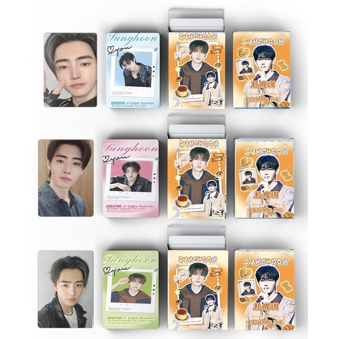55 ชิ้น/กล่อง EN-HYPEN Sunghoon 02 -50 ชิ้น Photocards Sunghoon Jay Jake Niki Sunoo Heeseung Jungwon