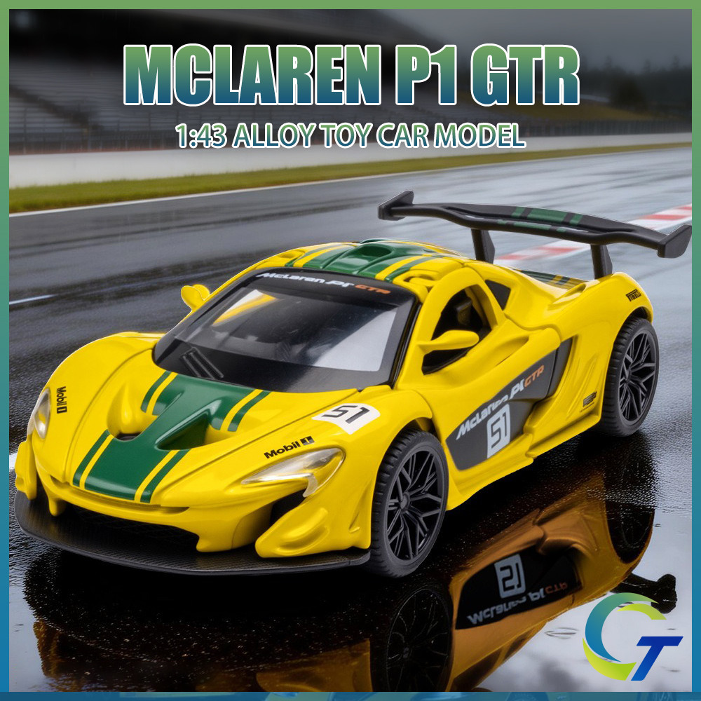 1:43 McLaren P1 GTR ของเล่นDiecastรถรุ่นรถยนต์ของเล่นคอลเลกชันของขวัญสําหรับเด็ก