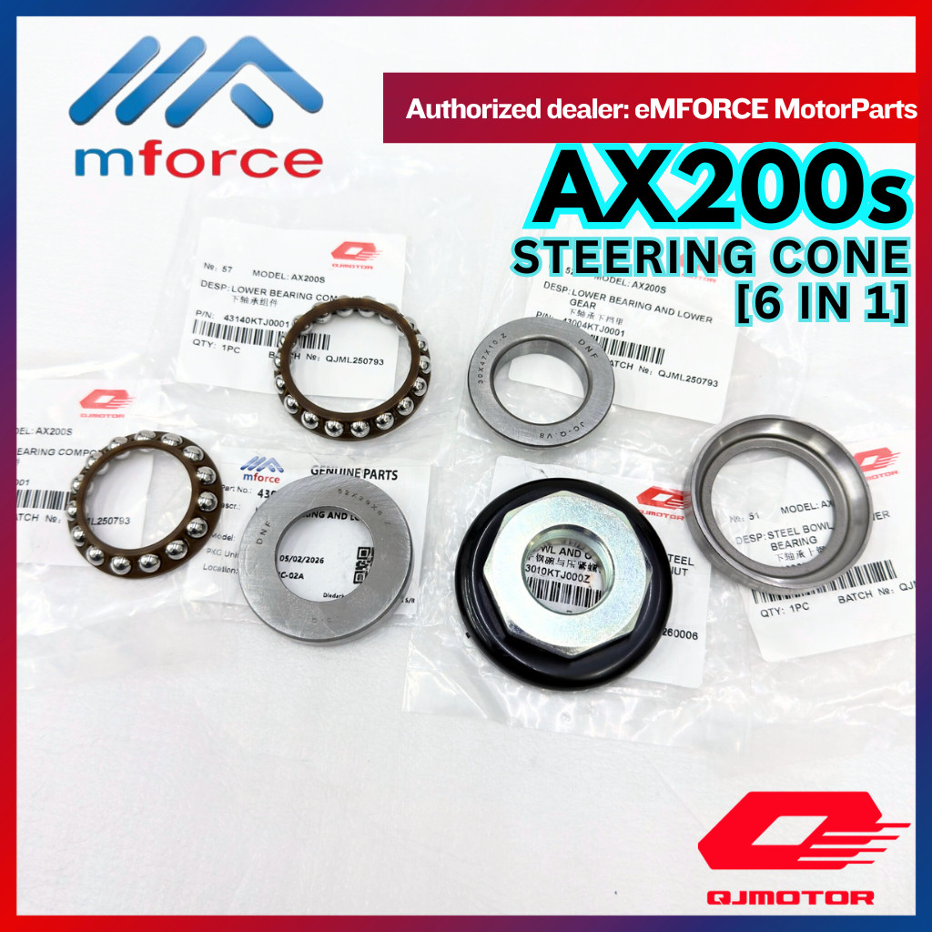 QJ MOTOR AX200S AX200 AX 200 [1 ชุด] STEERING CONE STEERING BEARING QJ MOTOR