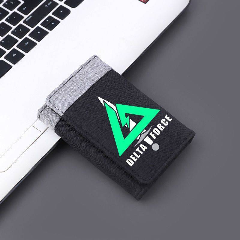 กระเป๋าสตางค์ใบเล็ก Delta Force Game Merchandise สำหรับนักเรียนและคนชอบสะสมเหรียญ