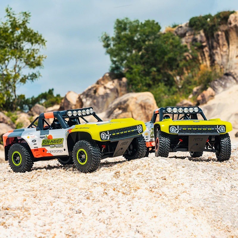 FMS FSC18 Ford Bronco Brushed/Brushless RTR 1/18 RC รีโมทคอนโทรลไฟฟ้ารุ่นรถรถบรรทุกสั้นผู้ใหญ่ของเล่