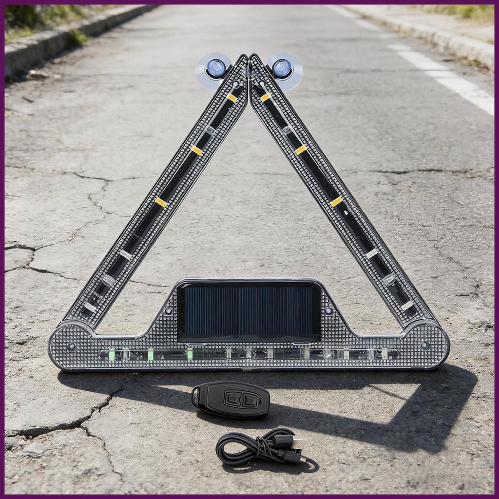 Strobe ไฟสําหรับรถยนต์สามเหลี่ยมไฟเตือนโคมไฟหมุนข้อต่อ LED Strobe สําหรับรถบรรทุก SUV Trailer กลางแจ
