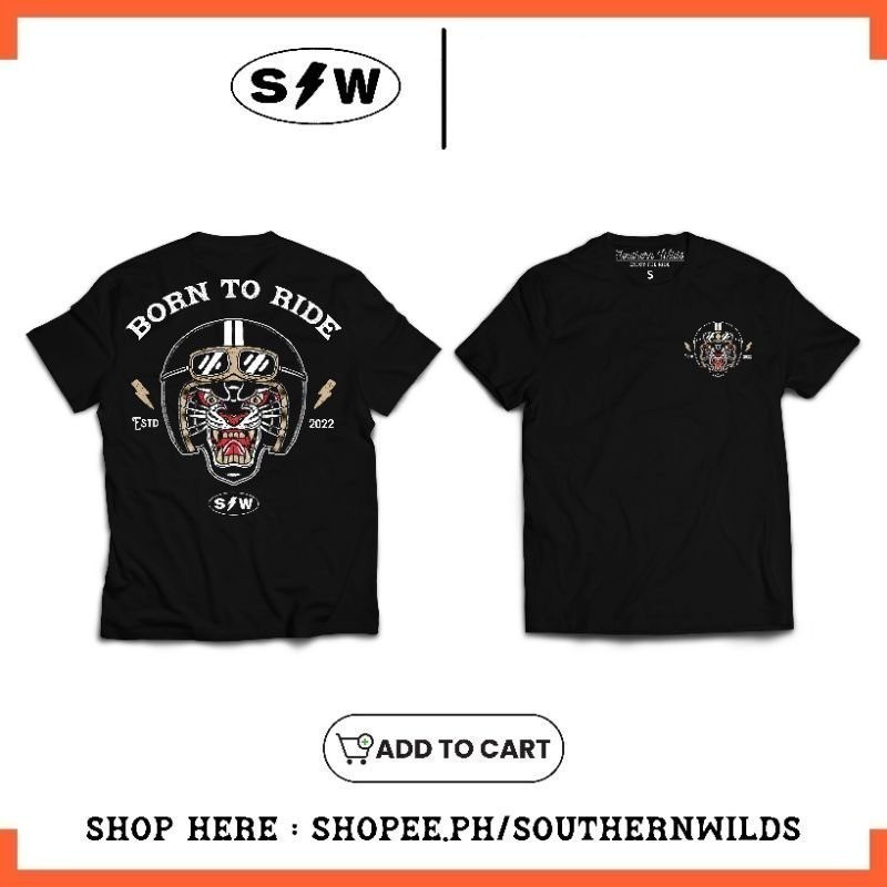 Southern 2025 Wilds Classic Motorcycle Rider Premium Shirt - Born to Ride