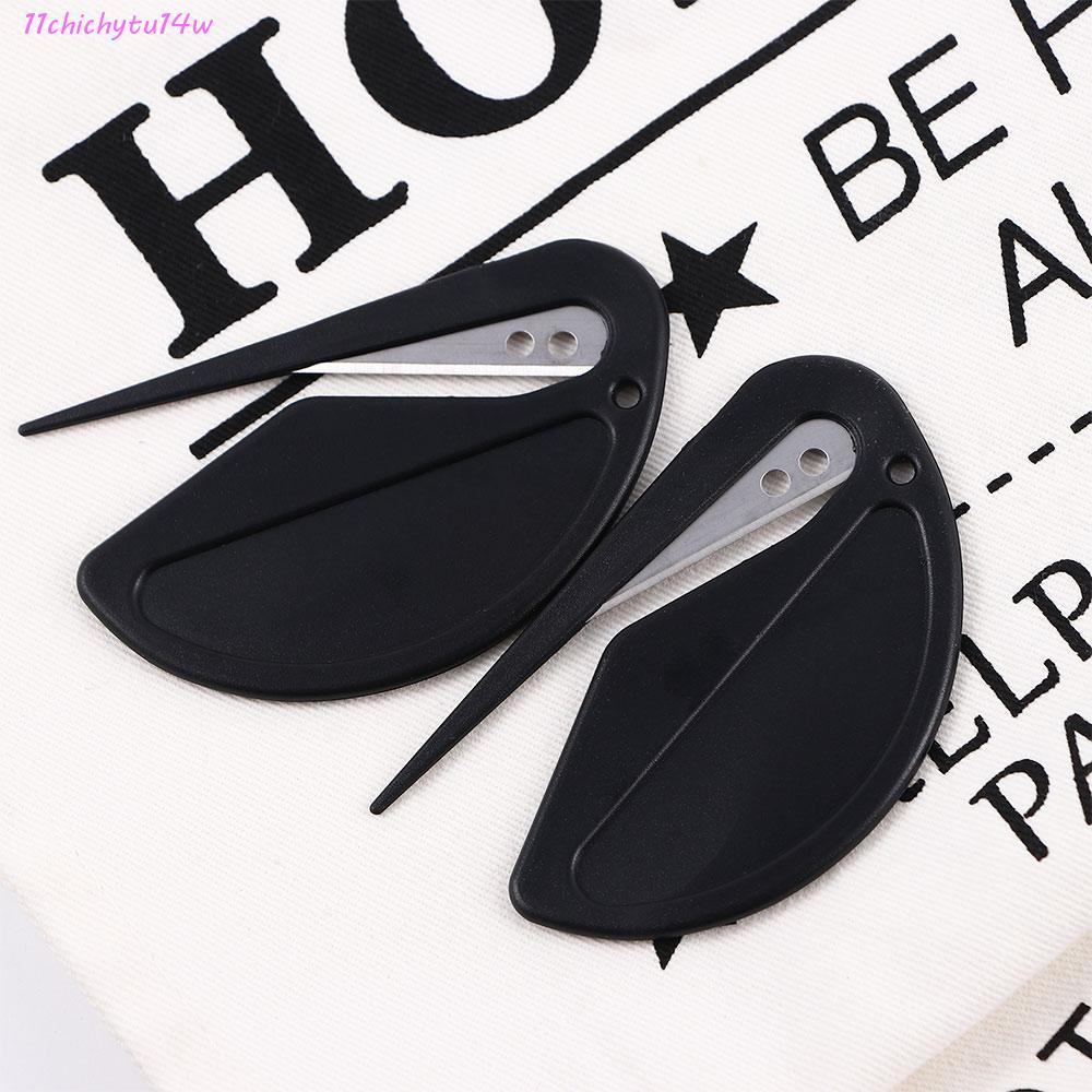 CHICHYTU14W Envelope Opener Mail Envelope Mini Plastic School Supplies 2 ชิ้น/เซ็ต Safety Papers Cut
