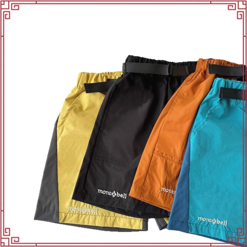 กางเกงขาสั้น เอวยืด ผ้าเวสปอยท์ ทรงหลวม สไตล์ญี่ปุ่น SHWING BELTED SHORT