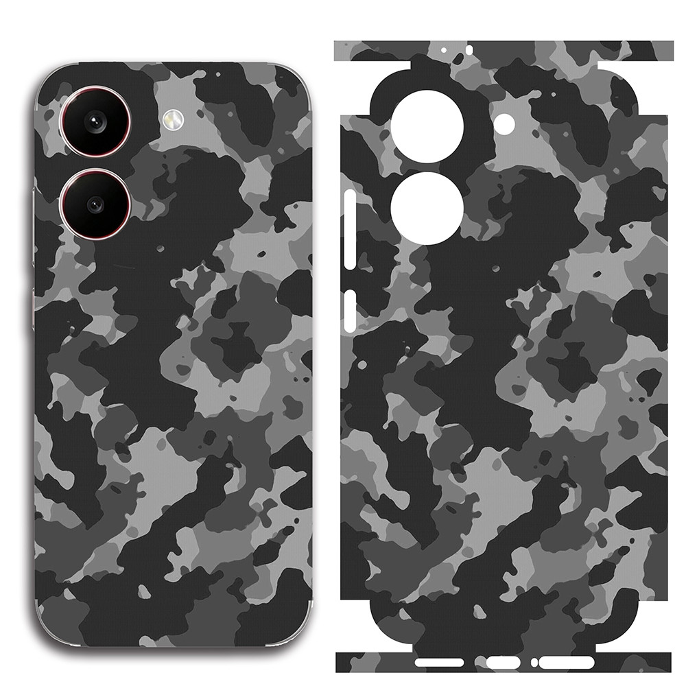 Camouflage Decal Skin สําหรับ Poco X8 Pro / Poco X8 Pro Max ด้านหลังป้องกันหน้าจอฟิล์มสติกเกอร์ Camo ราคา ถูกที่สุด ดีลบีเคเค แกลเลอรีภาพที่ 8