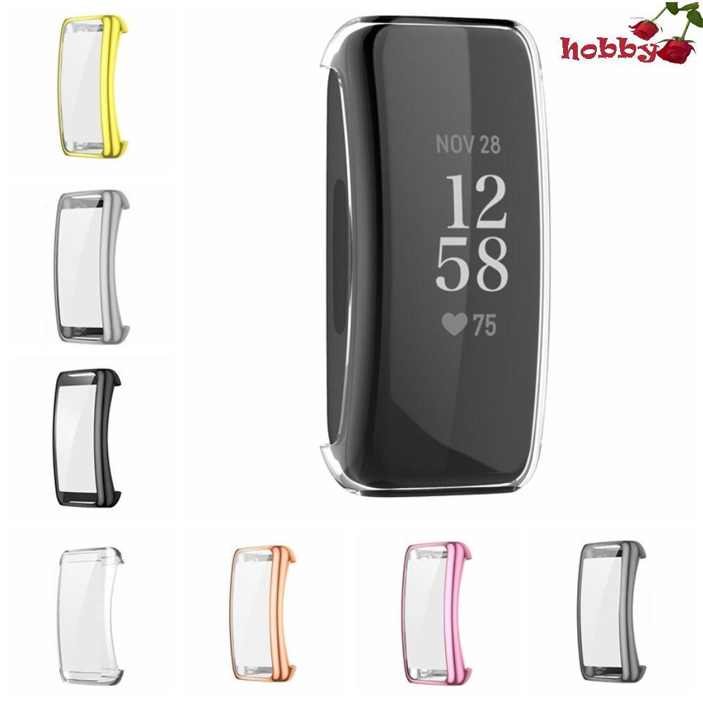 HOBBY ตัวป้องกันหน้าจอ Fitbit Inspire 3, เคสฝาครอบนาฬิกา TPU Inspire 3, ฝาครอบนาฬิกา Anti Scratch So
