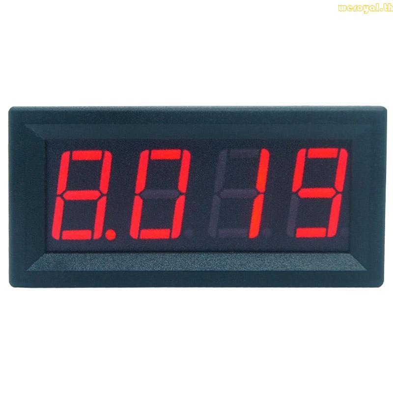 Weroyal แอมป์มิเตอร์ดิจิตอล DC 0-9 999A 10A 4-30V Amp Current Amp Meter Tester 5 Bits 0 56 นิ้วจอแสด