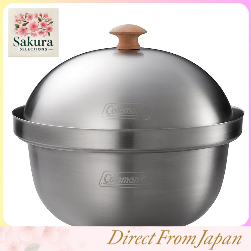 Coleman Smoker Compact Smoker Wood Chip Silver Approx. Diameter 23.5 × 20.5 cm