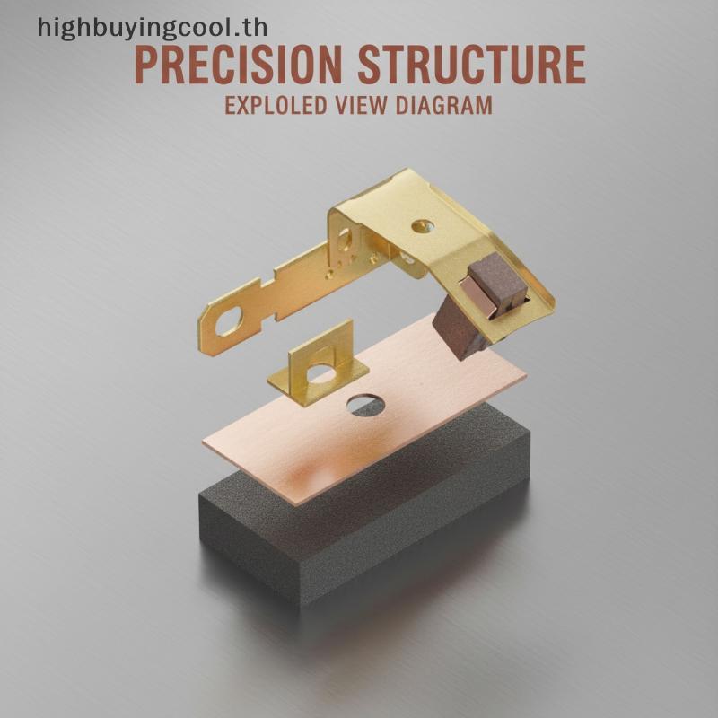 HCTH 2/6/10 ชิ้นสว่านไฟฟ้า DIY เครื่องมือไฟฟ้า DC มอเตอร์คาร์บอนแปรงสําหรับ RS-775WC RS-775SH RS-775