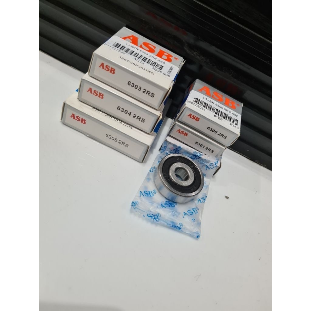 แบริ่ง / Laker / Laher 6300 2RS 6301 2RS 6302 2RS 6303 2RS 6304 6305 2RS ASB เดิม